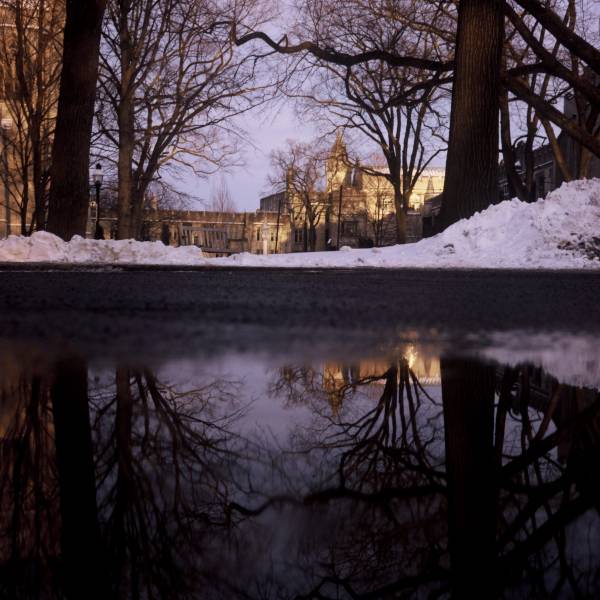 Dickinson Hall in Winter