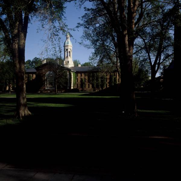 Nassau Hall, Rear, Spring