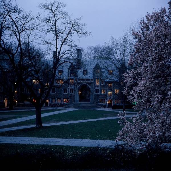 Lockhart Hall at Dusk
