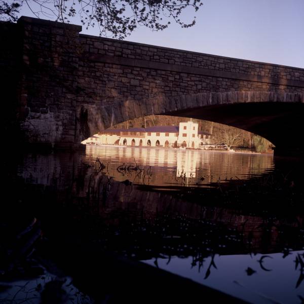 Boat House and Bridge II