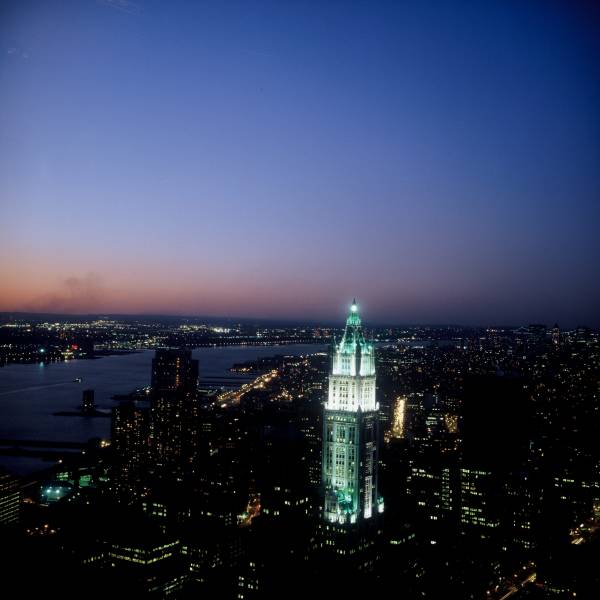 Woolworth Building at Night